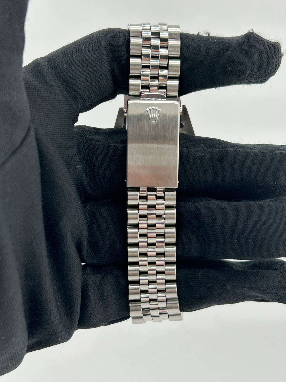 Rolex Datejust Silver Stick Dial on Jubilee D Link Bracelet Ref. 16220 1992 — view 4
