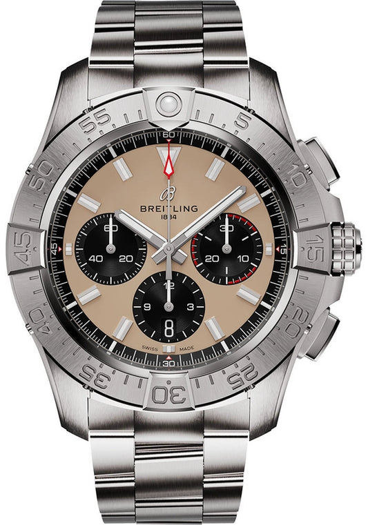 Breitling Avenger B01 Chronograph Beige Dial on Bracelet Ref AB0147101A1A1 with Card 2026