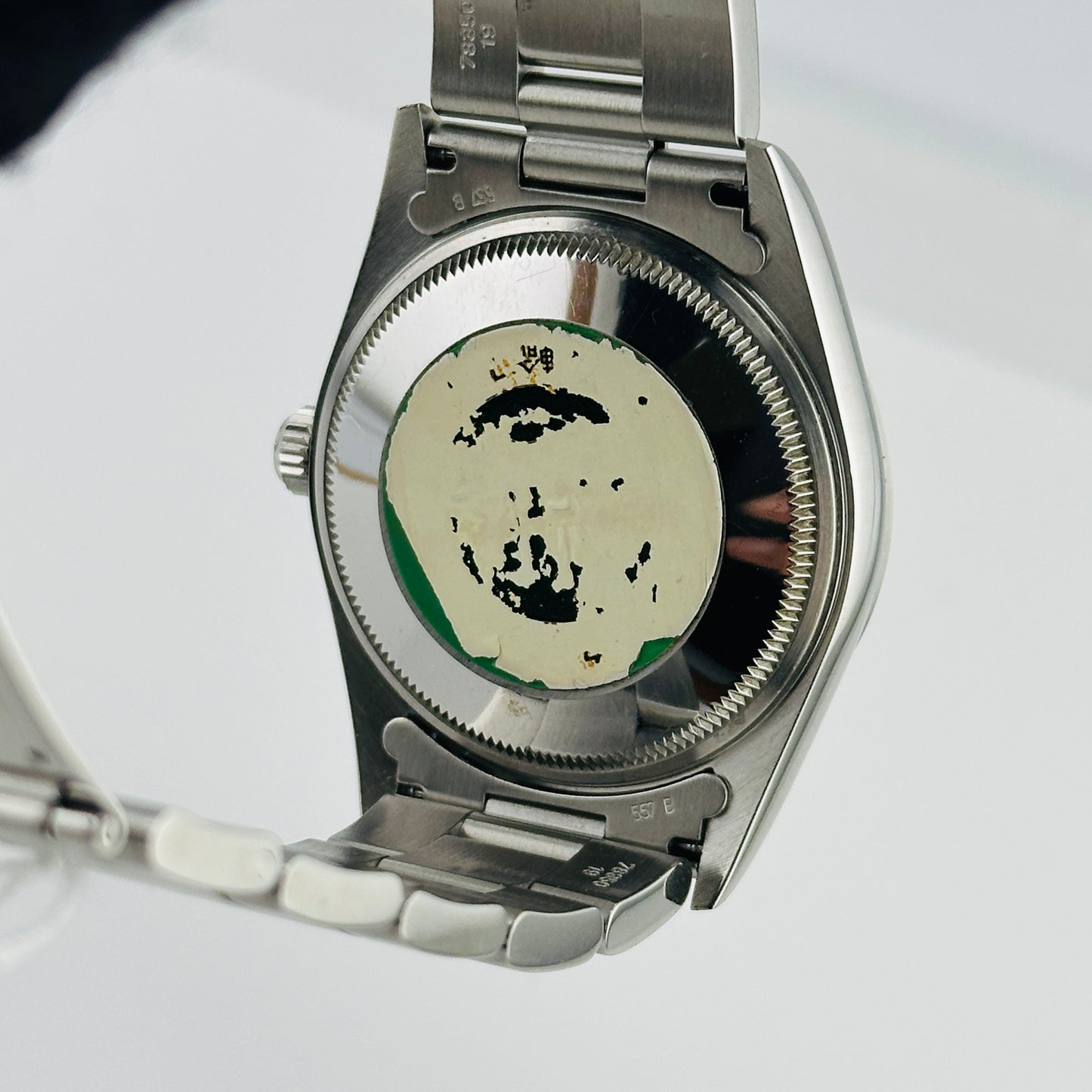 Rolex Air-King Silver Stick Dial on Oyster Bracelet Ref. 14000 1993 — view 7