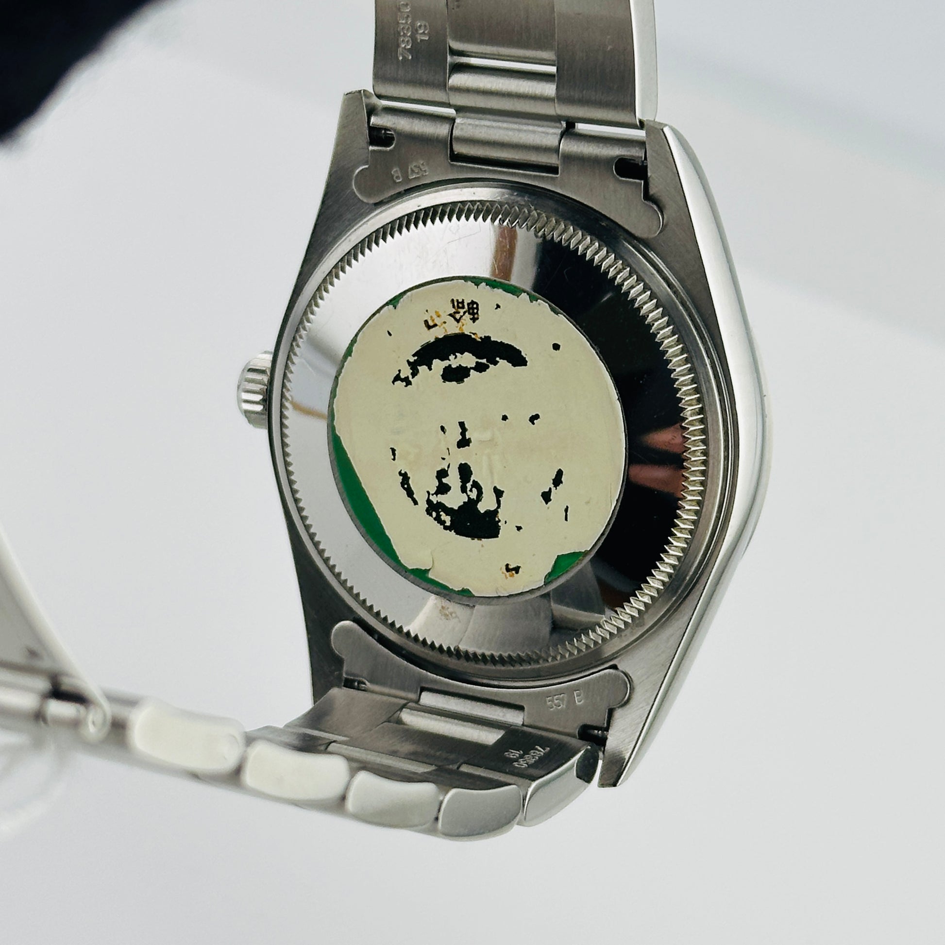 Rolex Air-King Silver Stick Dial on Oyster Bracelet Ref. 14000 1993 — view 7