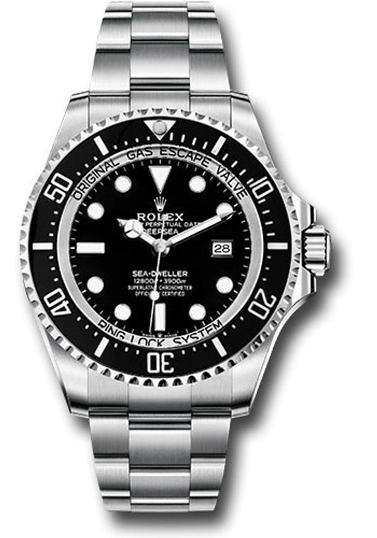 Rolex Sea-Dweller Deepsea Black Dial on Oyster Ref 126660 with New Style Card White 2019