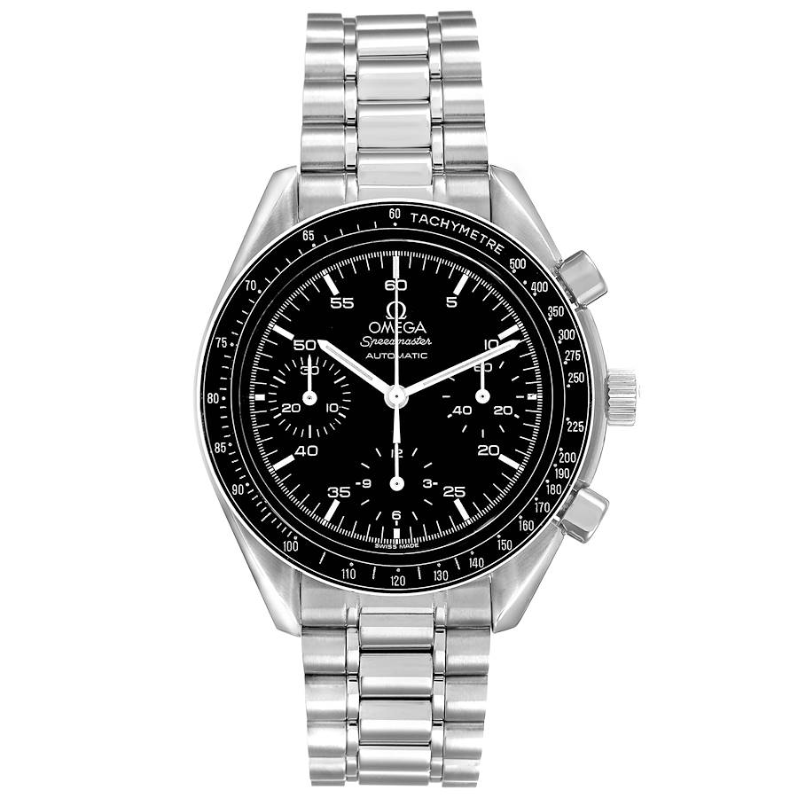 Omega Speedmaster Reduced Black Dial on Stainless Steel Bracelet Ref. 3510.50.00 Card