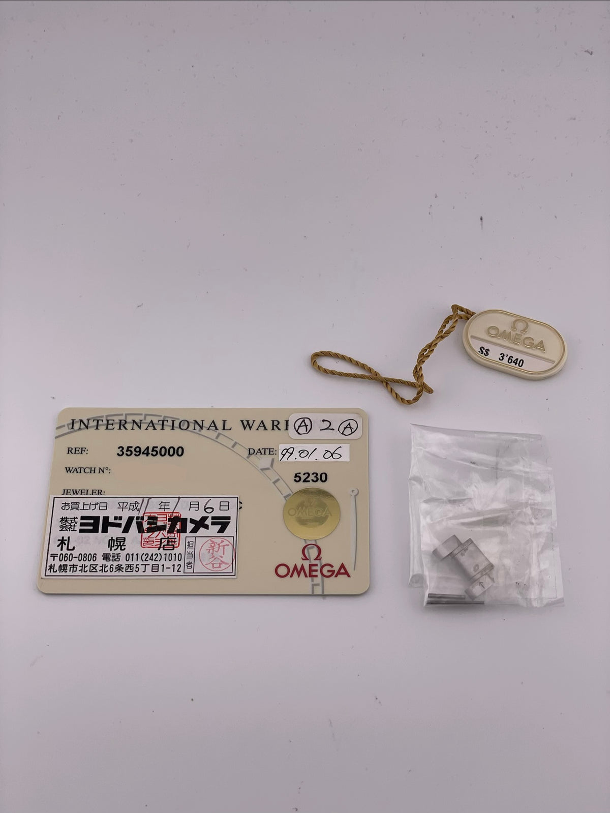 Omega Speedmaster Broad Arrow Black Dial on Stainless Steel Bracelet Ref. 3594.50 Complete 1999 — view 7