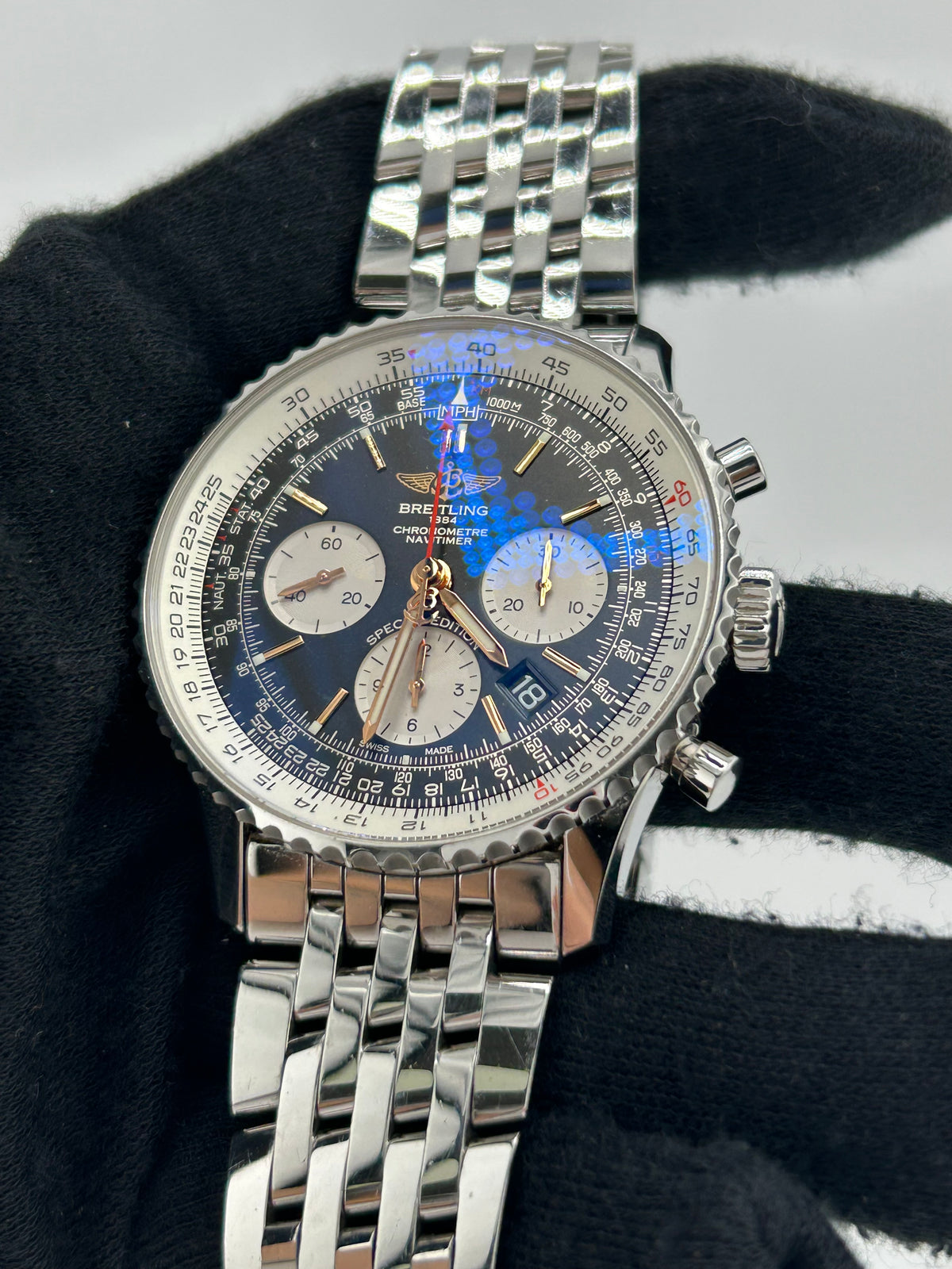 Breitling Navitimer Black Dial Ref. AB0121 Complete 2020 — view 2