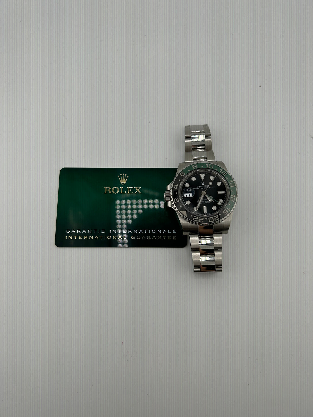 Rolex GMT-Master II "Sprite" Black Dial on Oyster Steel Bracelet Ref. 126720VTNR Card 2025 — view 7