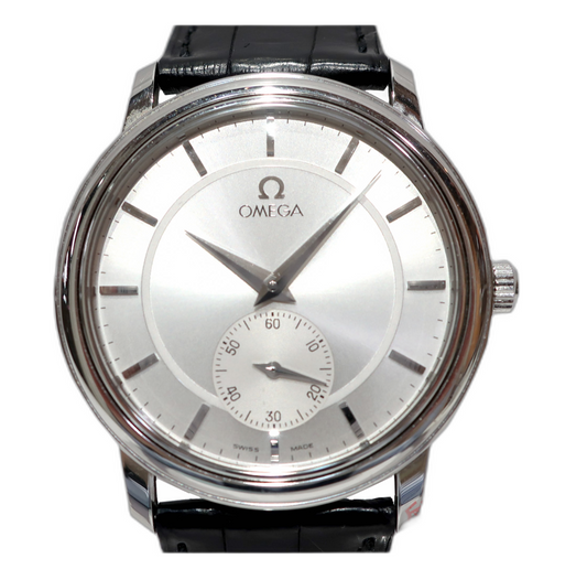 Omega DeVille Prestige Silver Dial Dial on Seiko Strap Ref. 4820.31