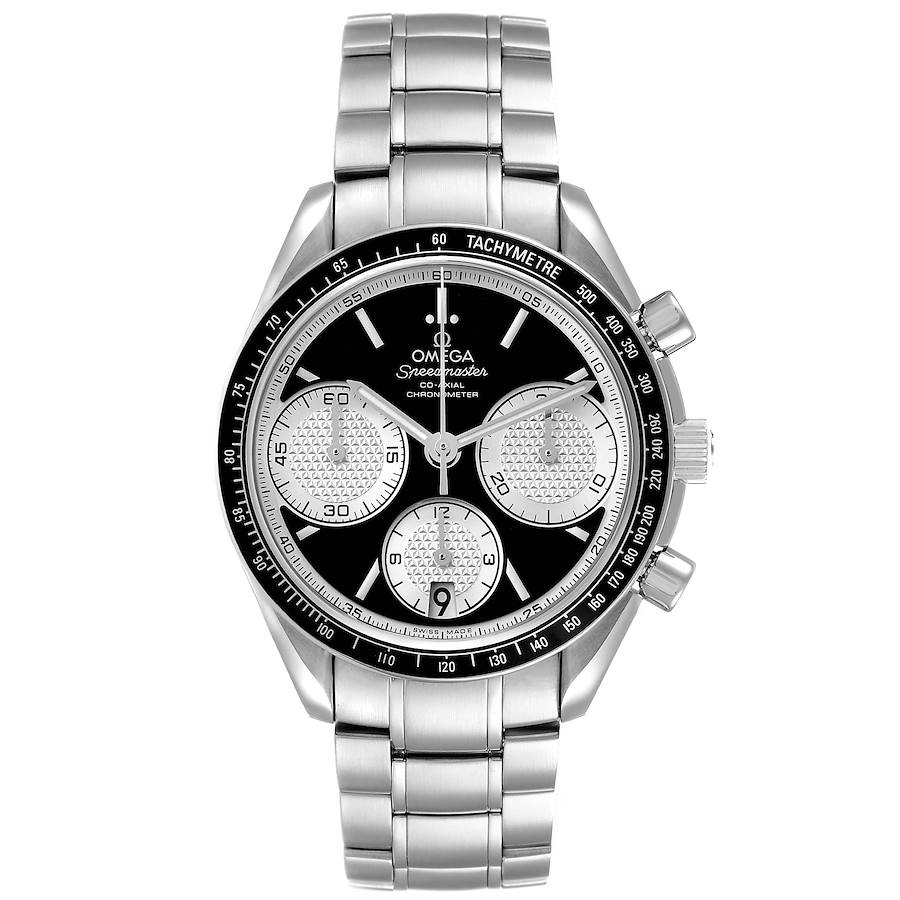Omega Speedmaster Racing Black / White Chrono Dial on Stainless Steel Bracelet Ref. 326.30.40.50.01.002