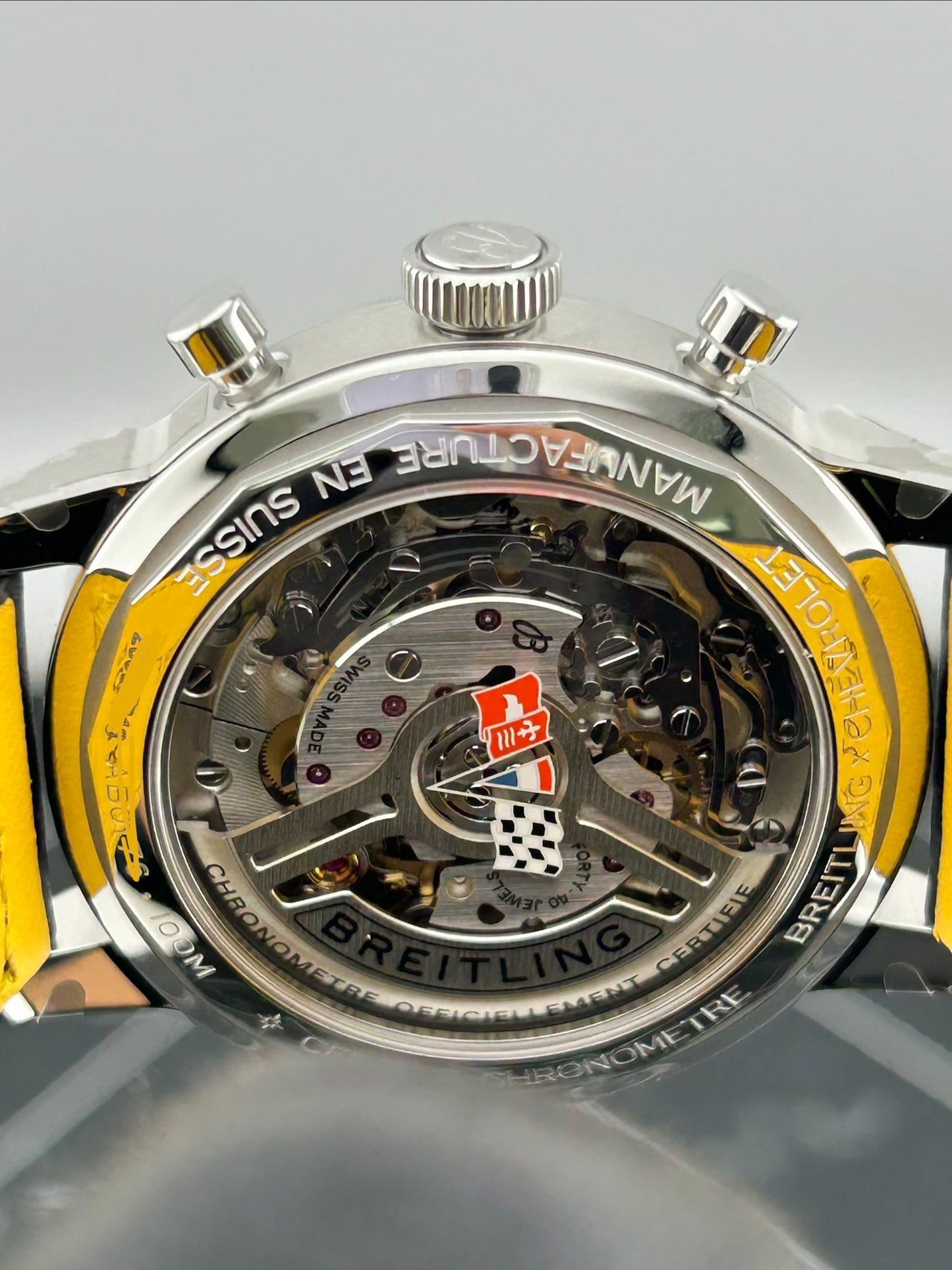 Breitling Top Time Red Dial on Leather Band Ref. AB01761A1K1X1 Card 2026 — view 7