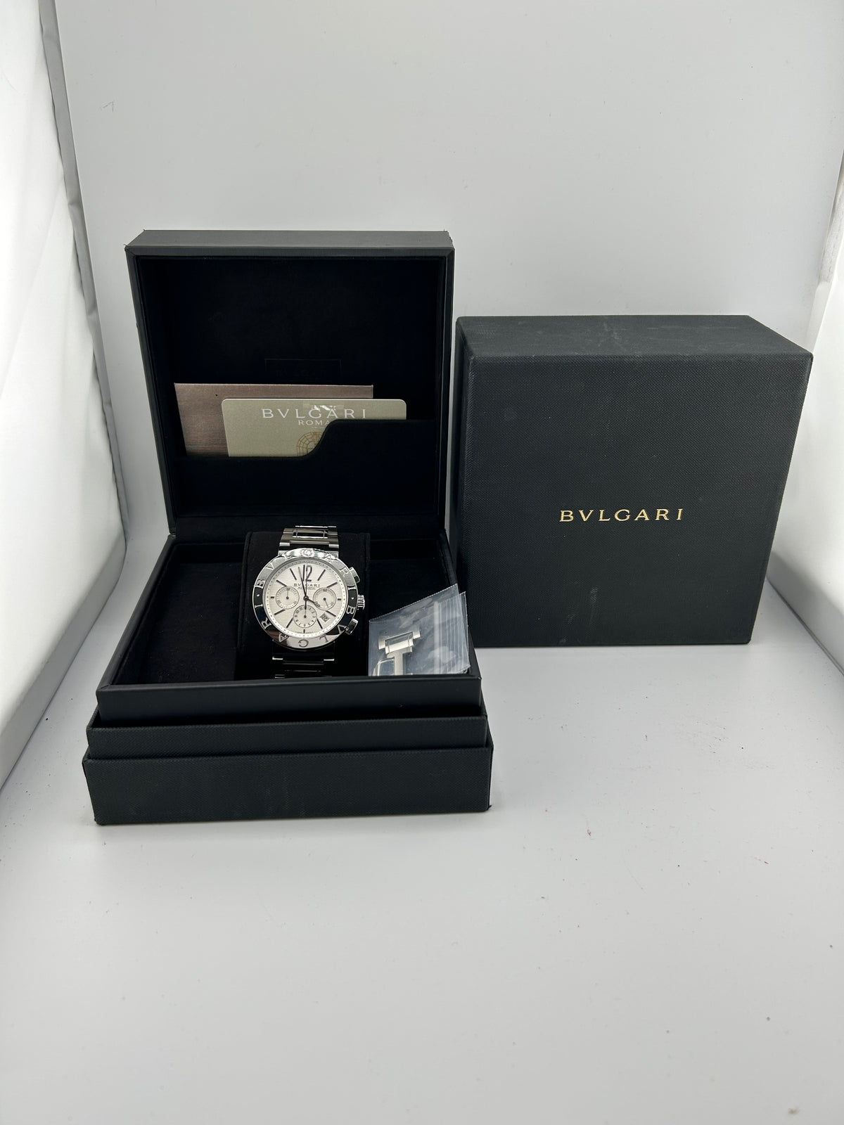 Bvlgari Bulgari Silver Dial Ref. BB42SSCH Complete Open Date — view 6