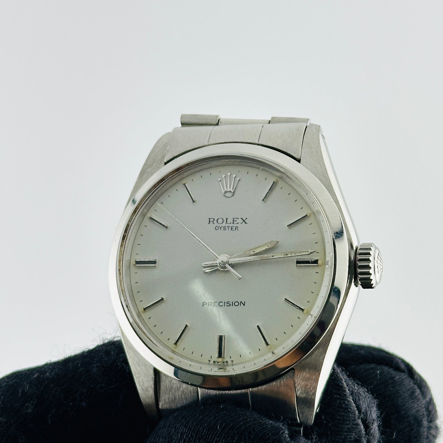 Rolex Oyster Precision White Stick Dial on Oyster Folded Bracelet Ref. 6426 1970 — view 2