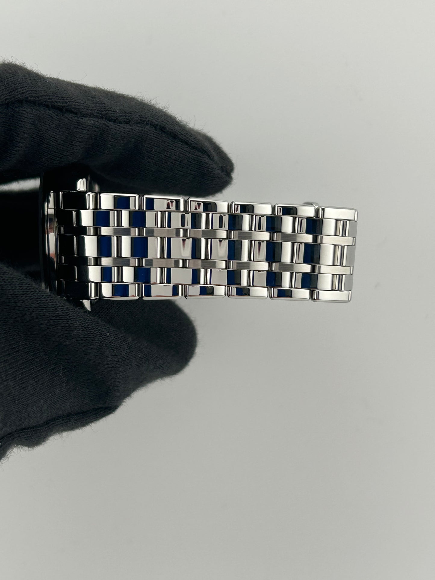 Vacheron Constantin Fiftysix Double Finished Petrol Blue Toned Dial on Stainless Steel Ref. 4600E/110A-B487 Complete 2025 — view 5
