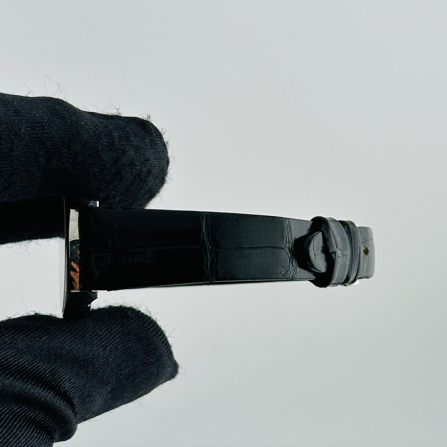 Rolex Cellini Silver Stick Dial on Leather Ref. 3802/9 1972 — view 4
