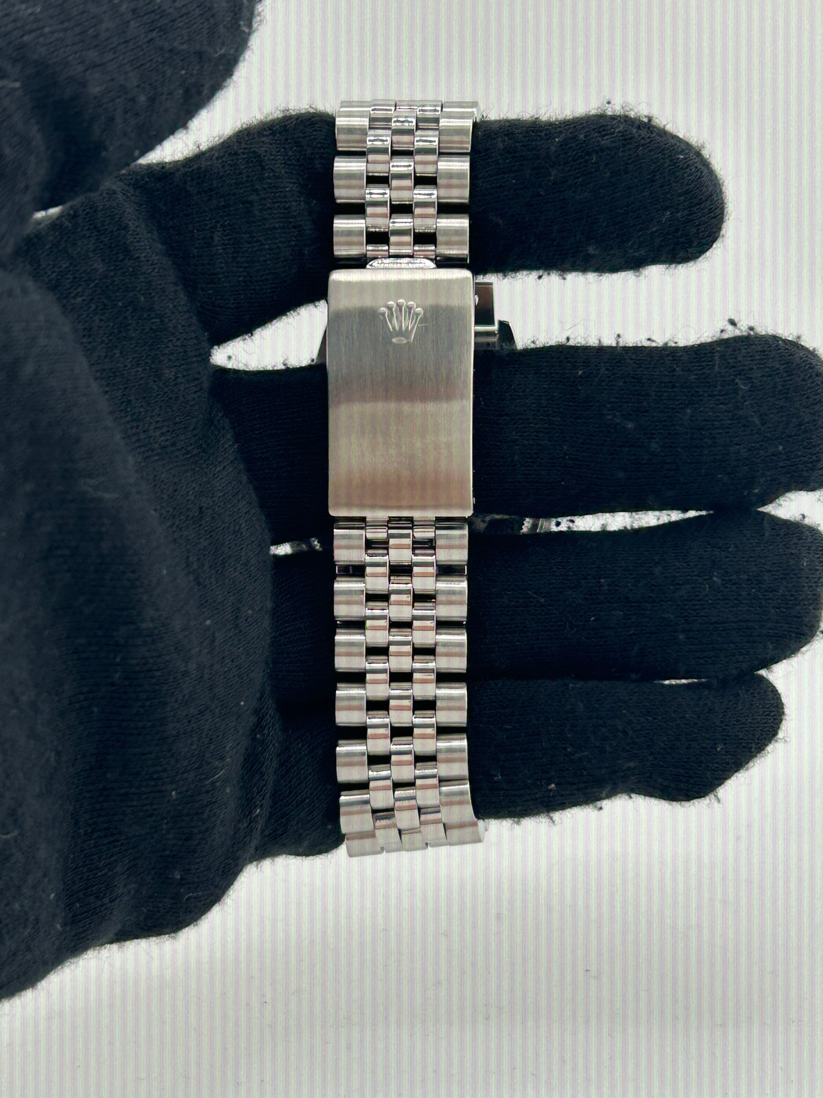 Rolex Datejust 36 Silver Stick Dial on Jubilee D Link Bracelet Ref. 1601 1976 — view 4