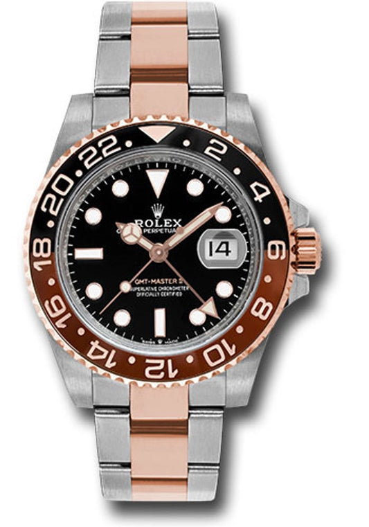 Rolex GMT-Master II "Root Beer" Black Dial on Oyster Ref 126711CHNR with New Style Card Green 2024