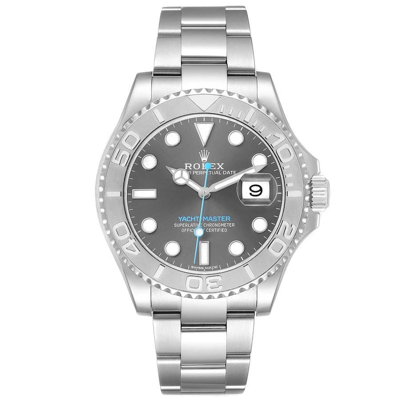 Rolex Yacht-Master Rhodium Dial on Oyster Ref 116622 with New Style Card White 2016