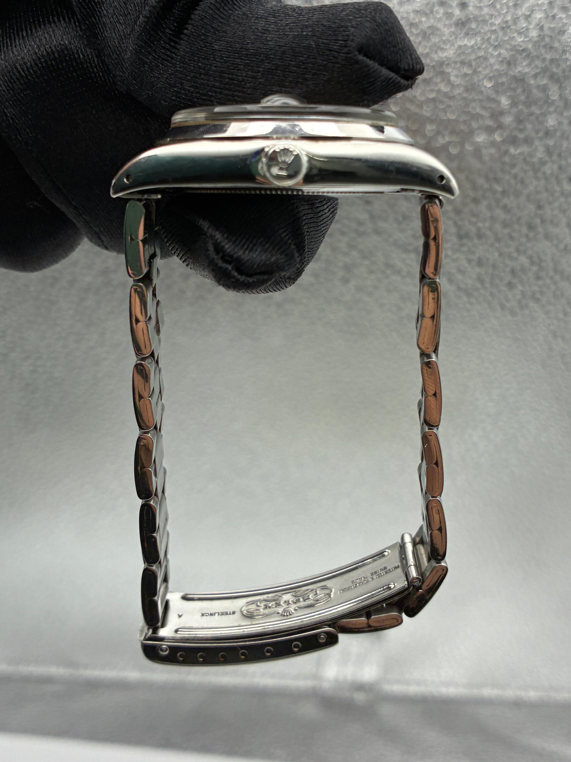 Rolex Oysterdate Precision Silver Stick / Faded Dial on Oyster Bracelet Ref. 6694 Papers 1976 — view 5