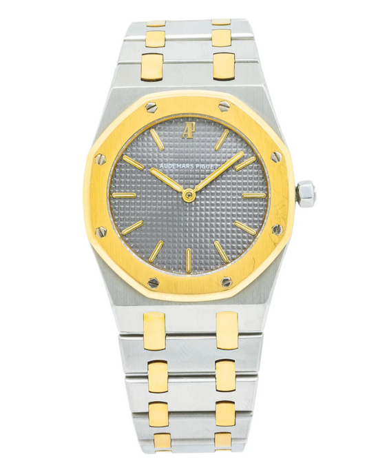 Audemars Piguet Royal Oak Grey / Gold Markers Dial on 2 Tone Bracelet Ref. 56303SA.OO.0789SA