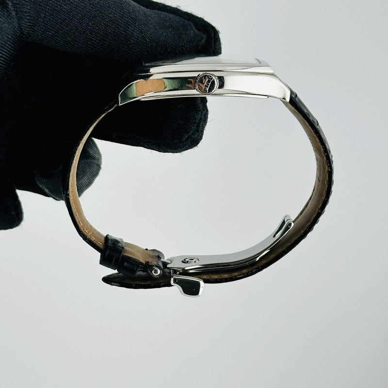 Chopard Prince Silver Dial on Leather Ref 16/2235