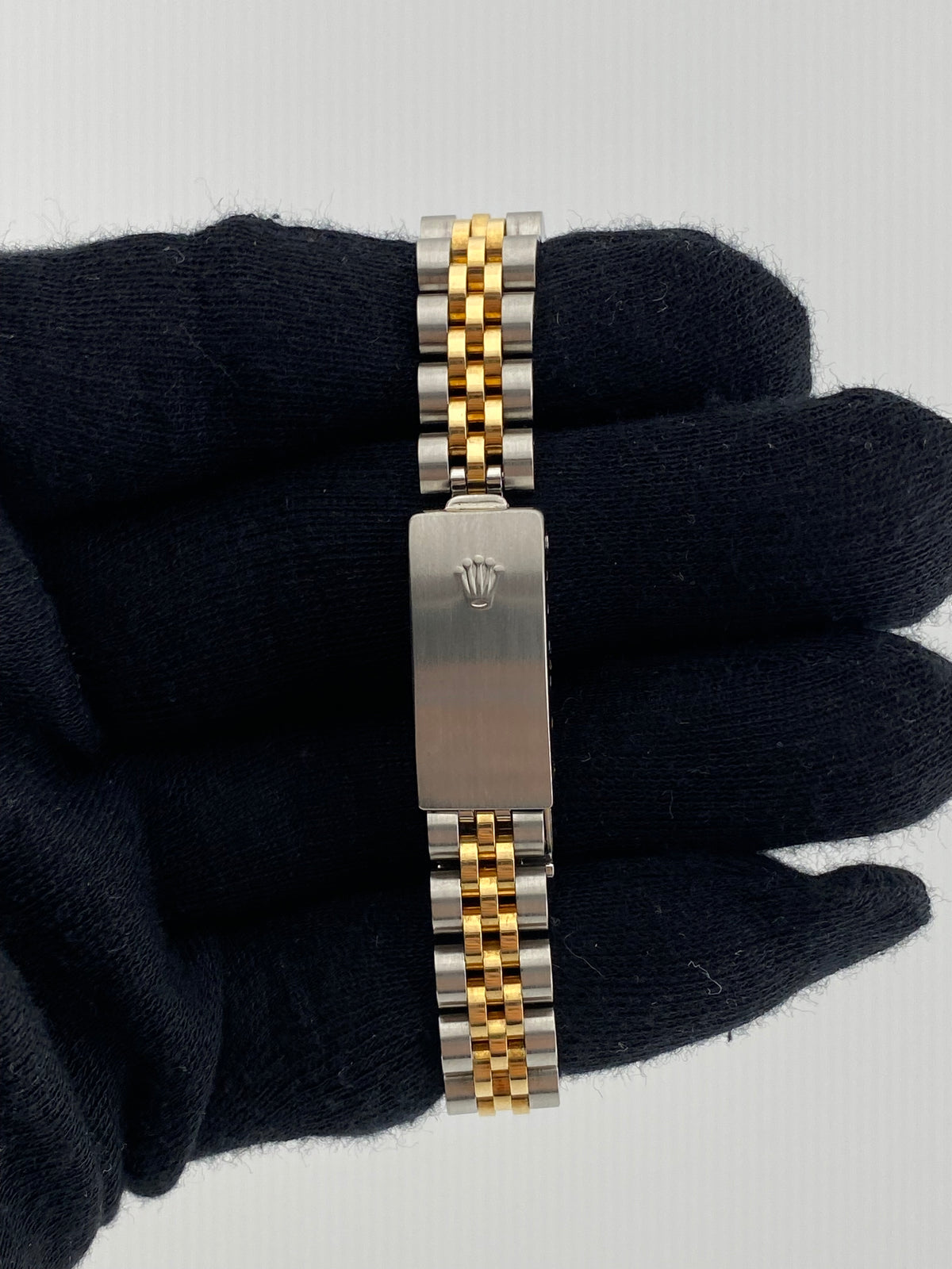 Rolex Datejust Lady Champagne Linen Stick Dial on Jubilee Ref. 69173 — view 4
