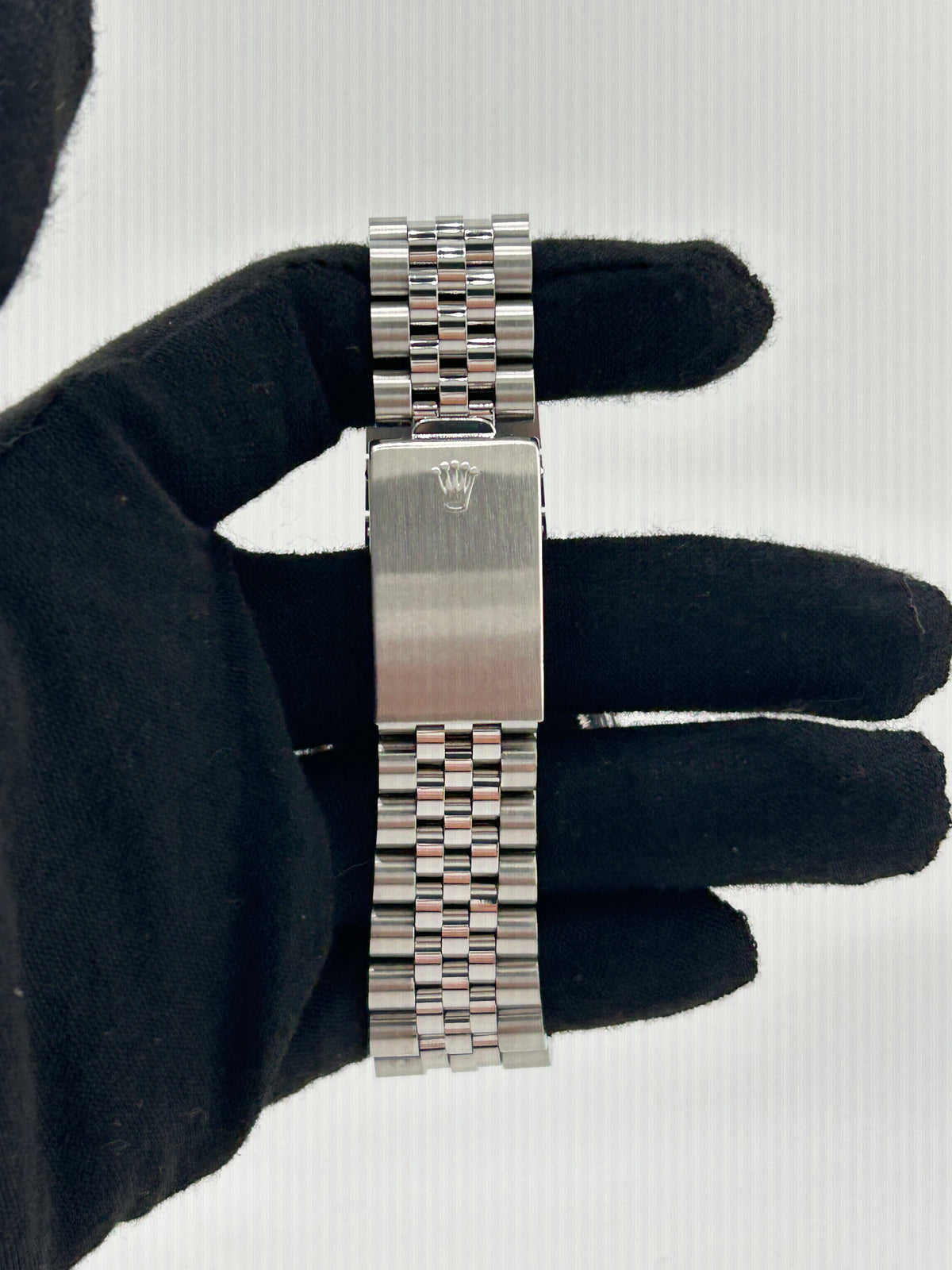Rolex Datejust 36 Silver Stick Dial on Jubilee D Link Bracelet Ref. 16030 1986 — view 4