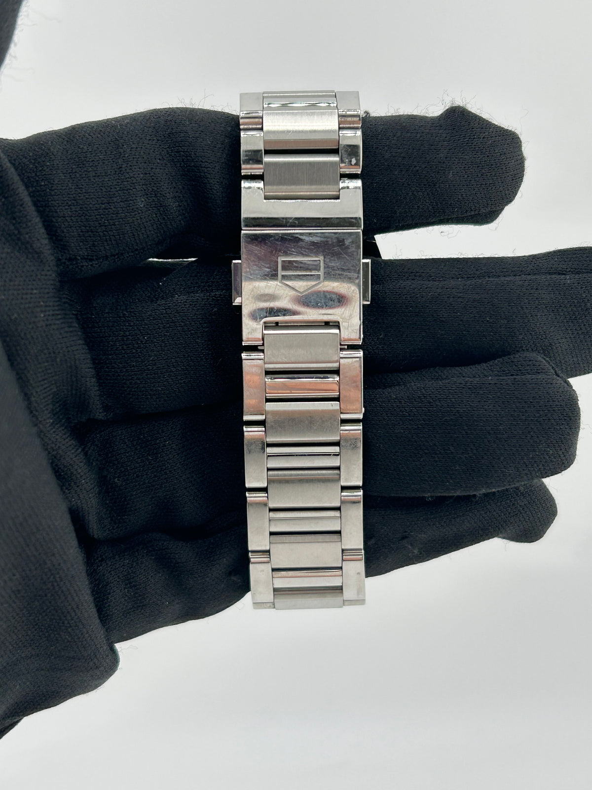 Tag Heuer Carrera Blue Dial on Stainless Steel Bracelet Ref. WBG1310.BA0758 Complete 2019 — view 4