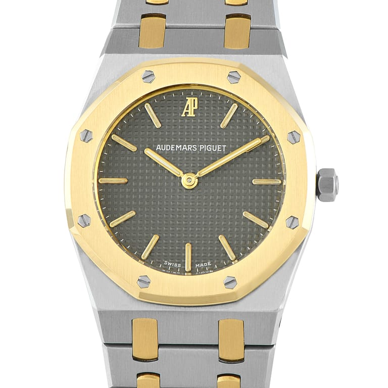 Audemars Piguet Royal Oak Grey Dial on 2 Tone Bracelet Ref. 56303SA