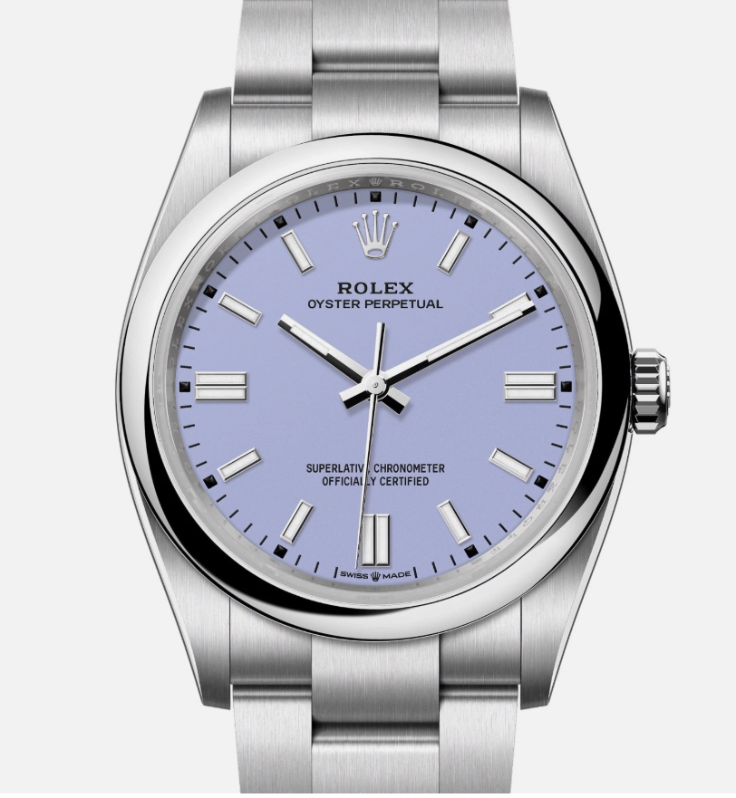 Rolex Oyster Perpetual Lavender Dial on Oyster Bracelet Ref. 134300 Card 2026