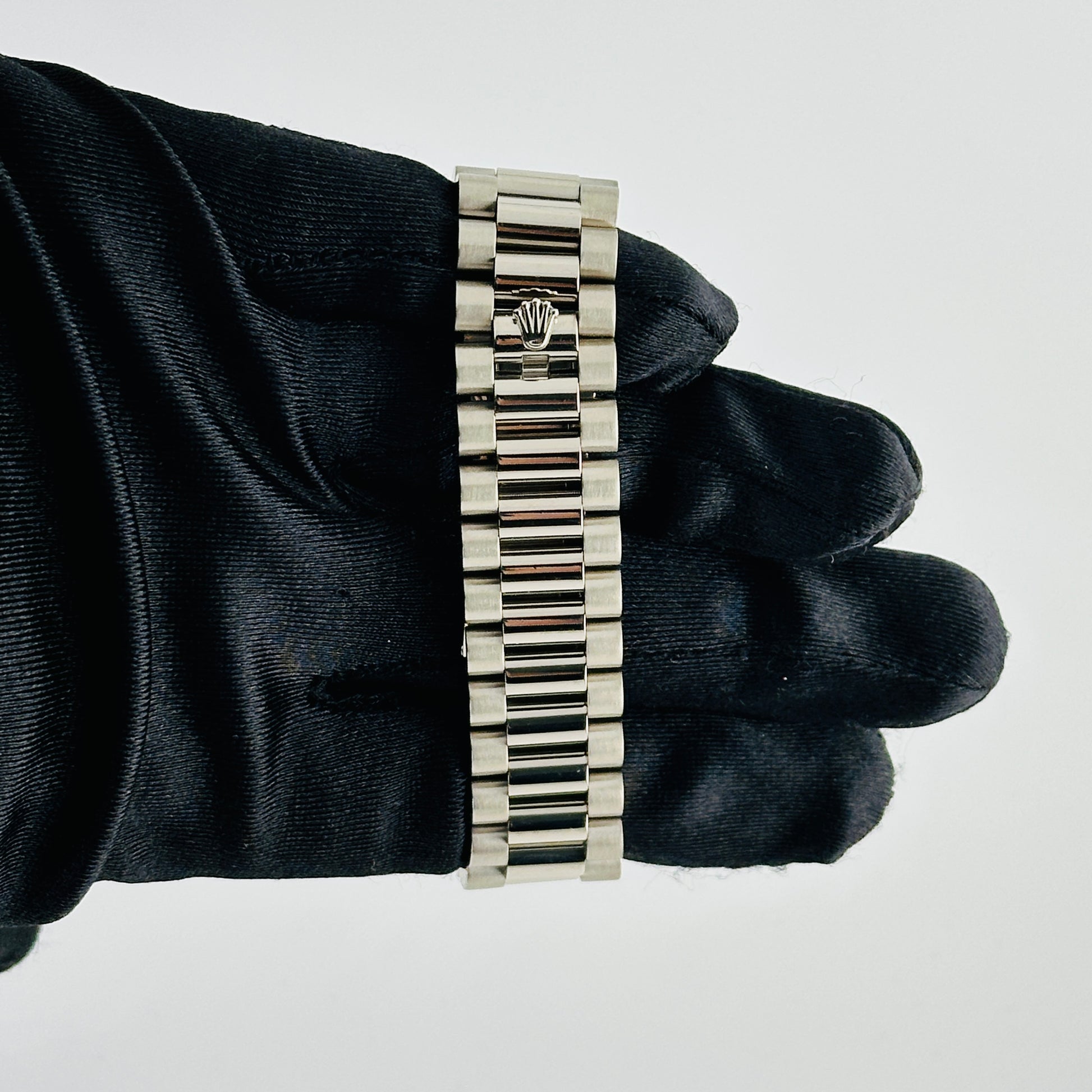 Rolex Day-Date Black Diamond Dial on President Ref. 218239 Card 2010 — view 4