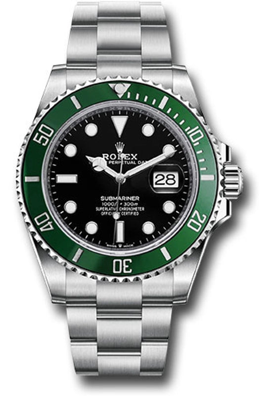 Rolex Submariner Starbucks Black Dial on Oyster Ref 126610LV with New Style Card Green 2020
