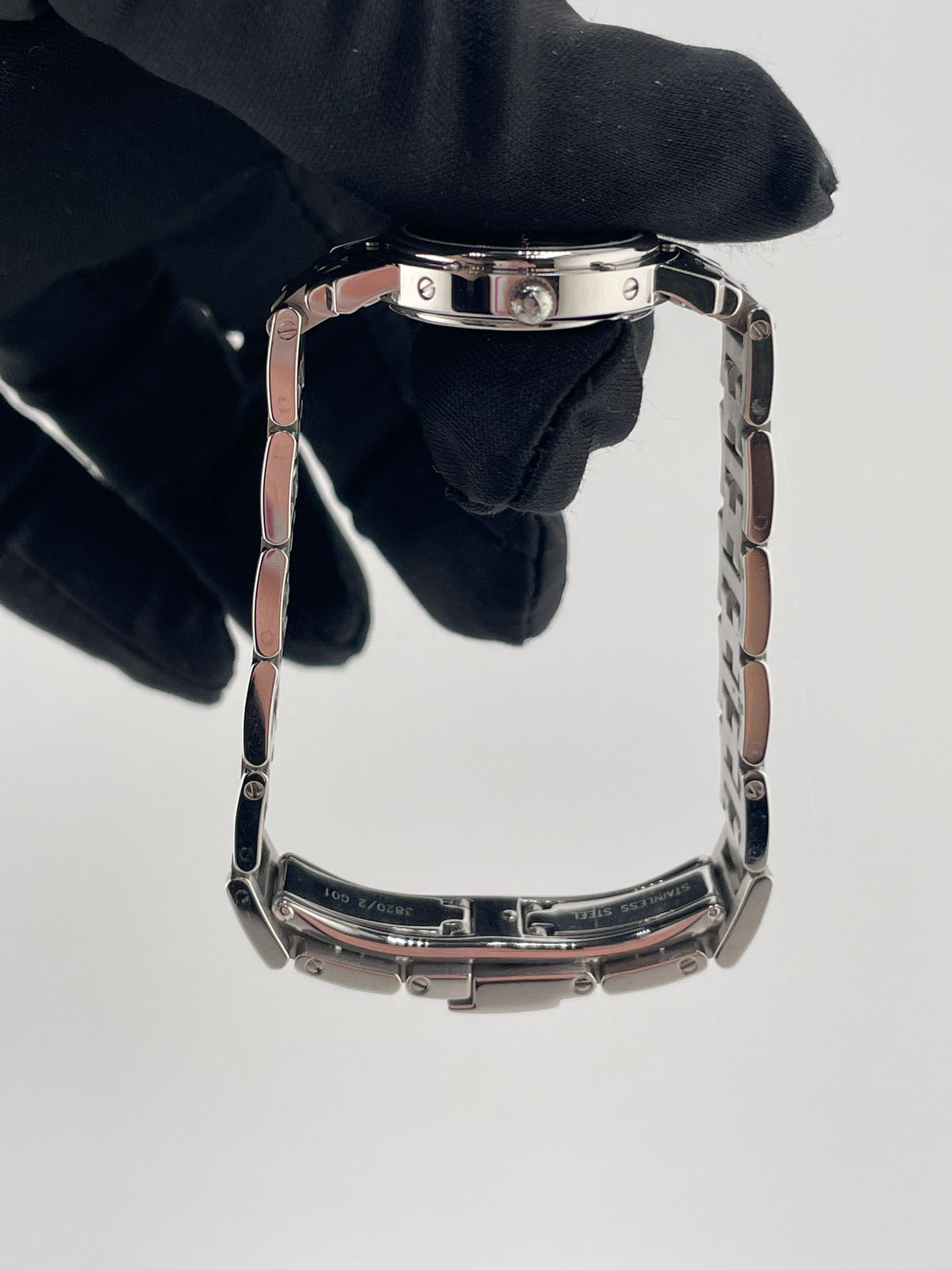 Hermes Clipper Salmon / Arabic Numerals Dial on Stainless Steel Bracelet Ref. CL4.210 Papers Open Date — view 6