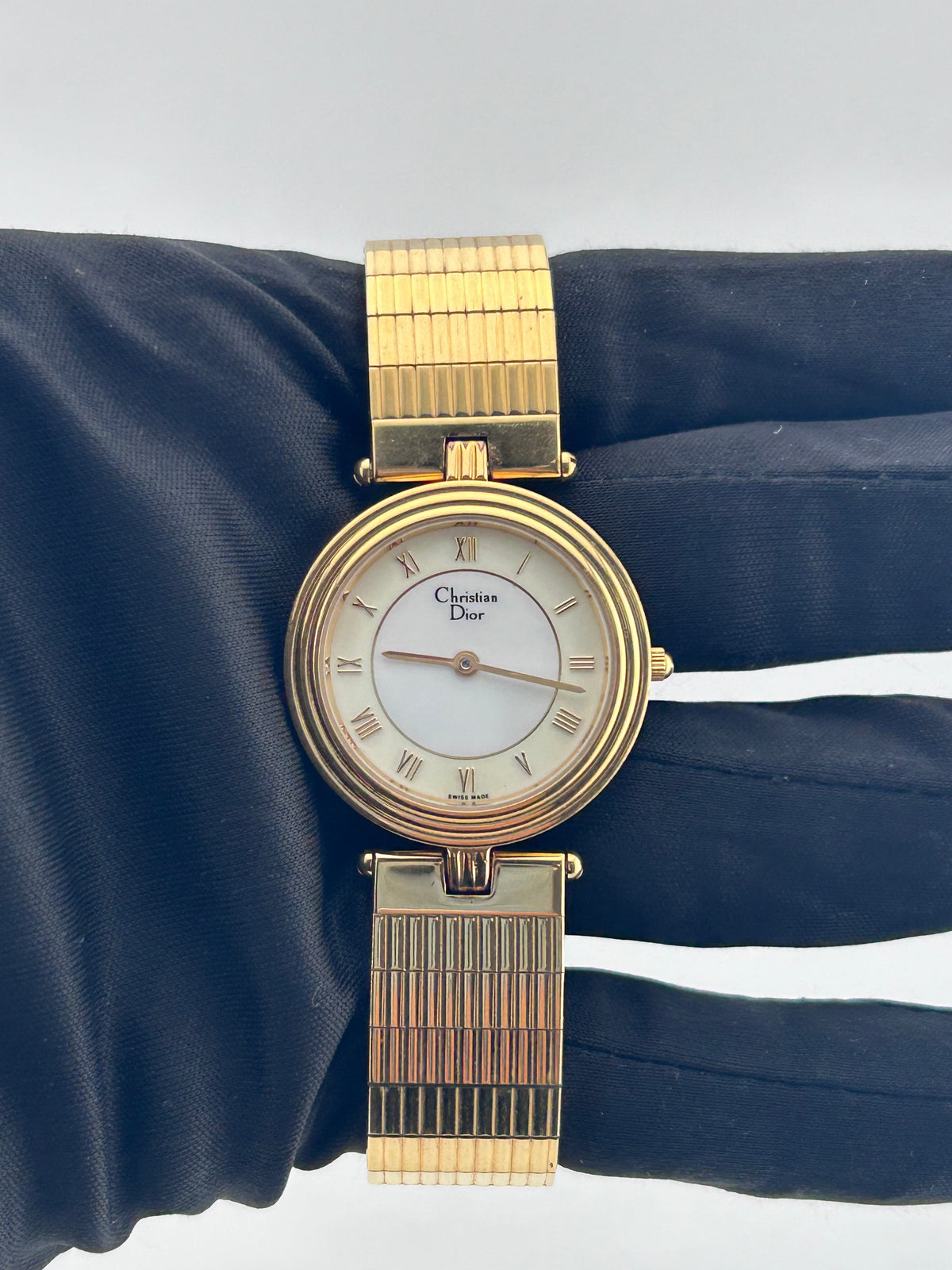 Christian Dior Classic Roman Numerals Dial on Stainless Steel Ref. 3052