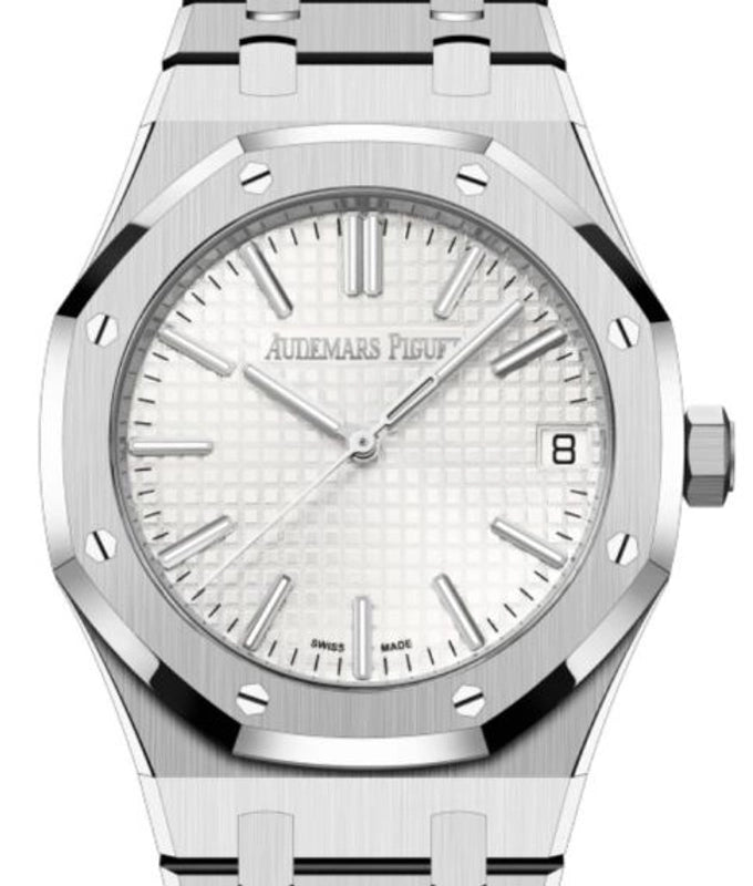 Audemars Piguet Royal Oak Selfwinding "50th Anniversary" Silver Dial on Bracelet Ref 15510ST.OO.1320ST.03 with Card 2022