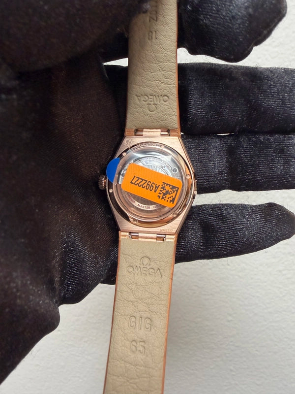 Omega Constellation Co-Axial White Diamond Dial on Leather Strap Ref 131.53.29.20.52.002 with Card