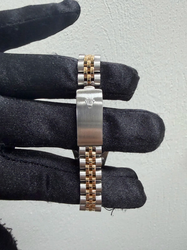 Rolex Datejust Lady Champagne Diamond Dial on Jubilee Ref 69173 with Papers 1990