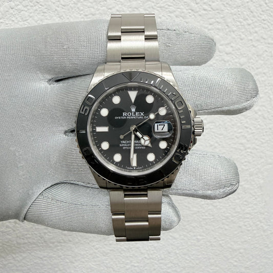 Rolex Rlx Titanium Yacht-Master 42 Black Dial on Oyster Ref. 226627 Card 2026 — view 2
