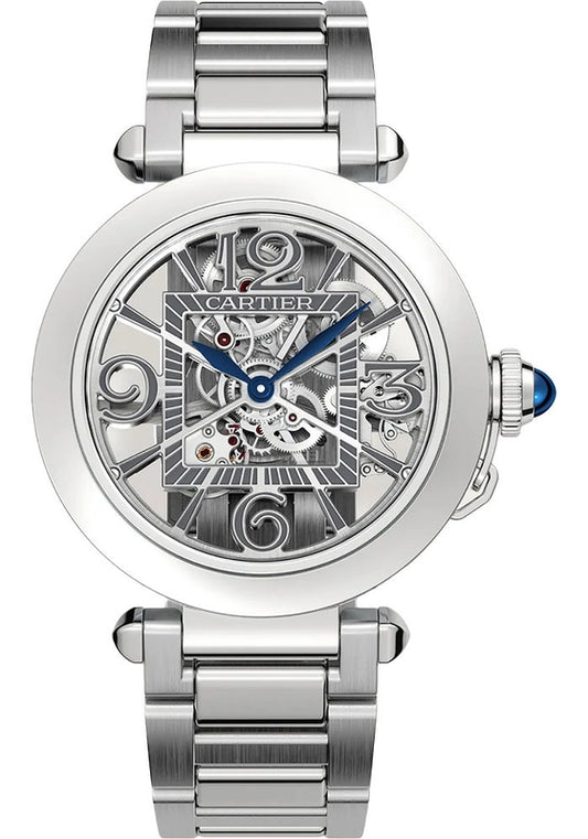 Cartier Pasha de Cartier Skeleton Dial Ref WHPA0007/4282 with Card 2021