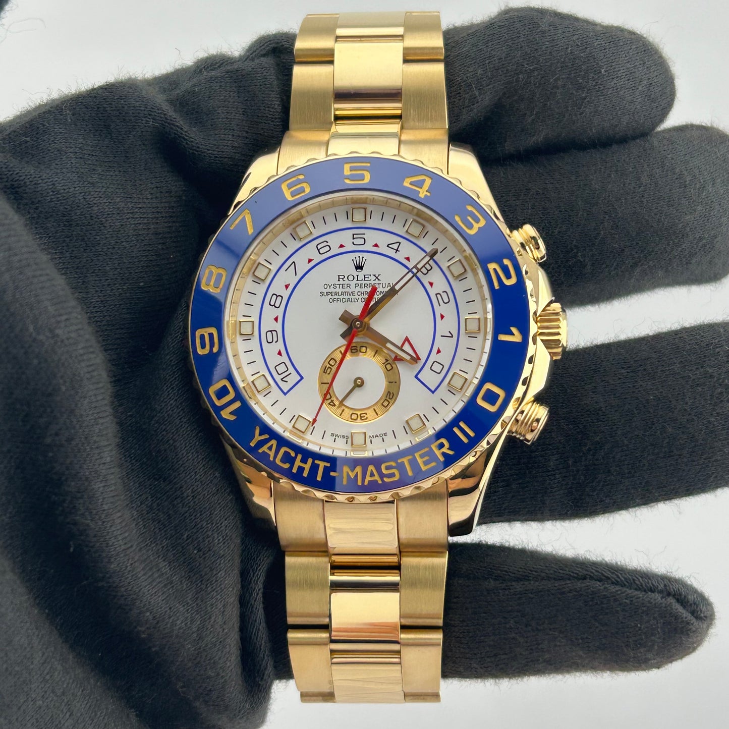 Rolex Yacht-Master II White Dial on Oyster Ref. 116688 Card 2008 — view 2