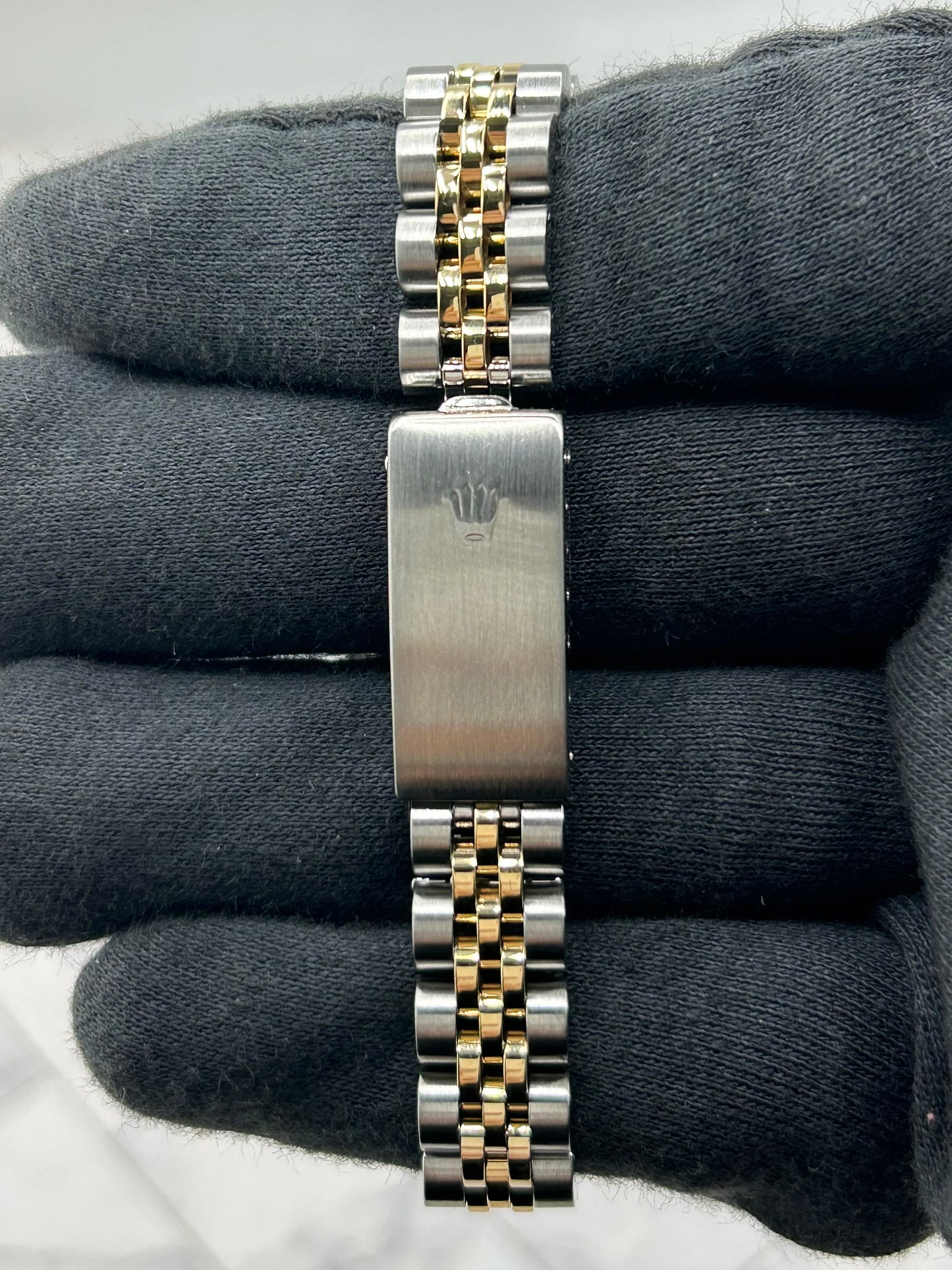 Rolex Datejust Lady Champagne Stick Dial on D Link Jubilee Ref. 69173 — view 4