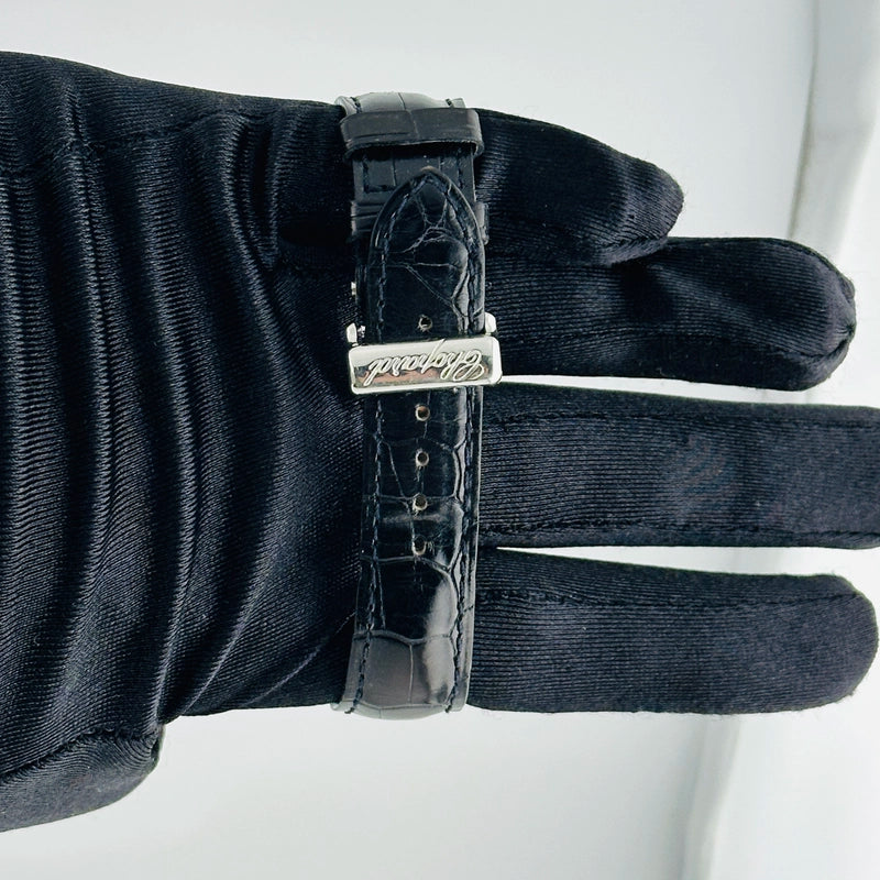 Chopard Prince Silver Dial on Leather Ref 16/2235