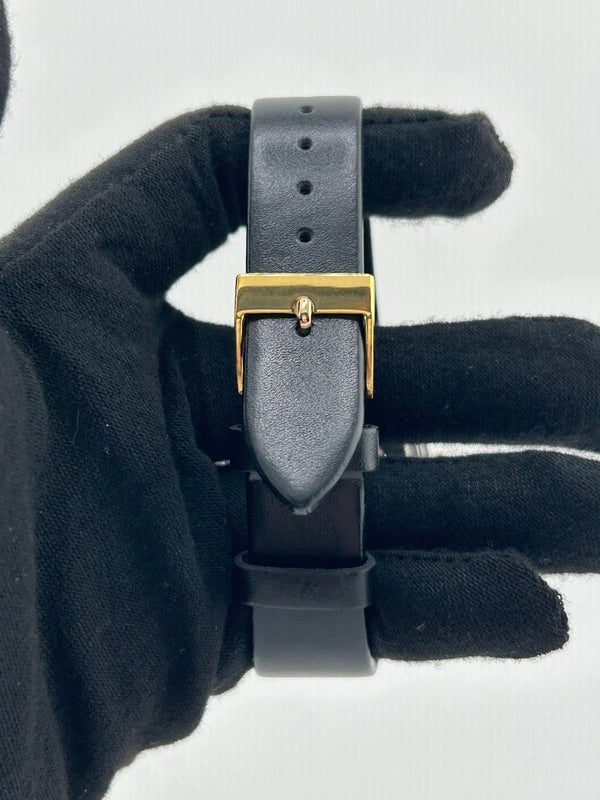 Rolex Datejust 36 Champagne Stick Dial on Generic Black Leather Band Ref. 16013 1987 — view 4