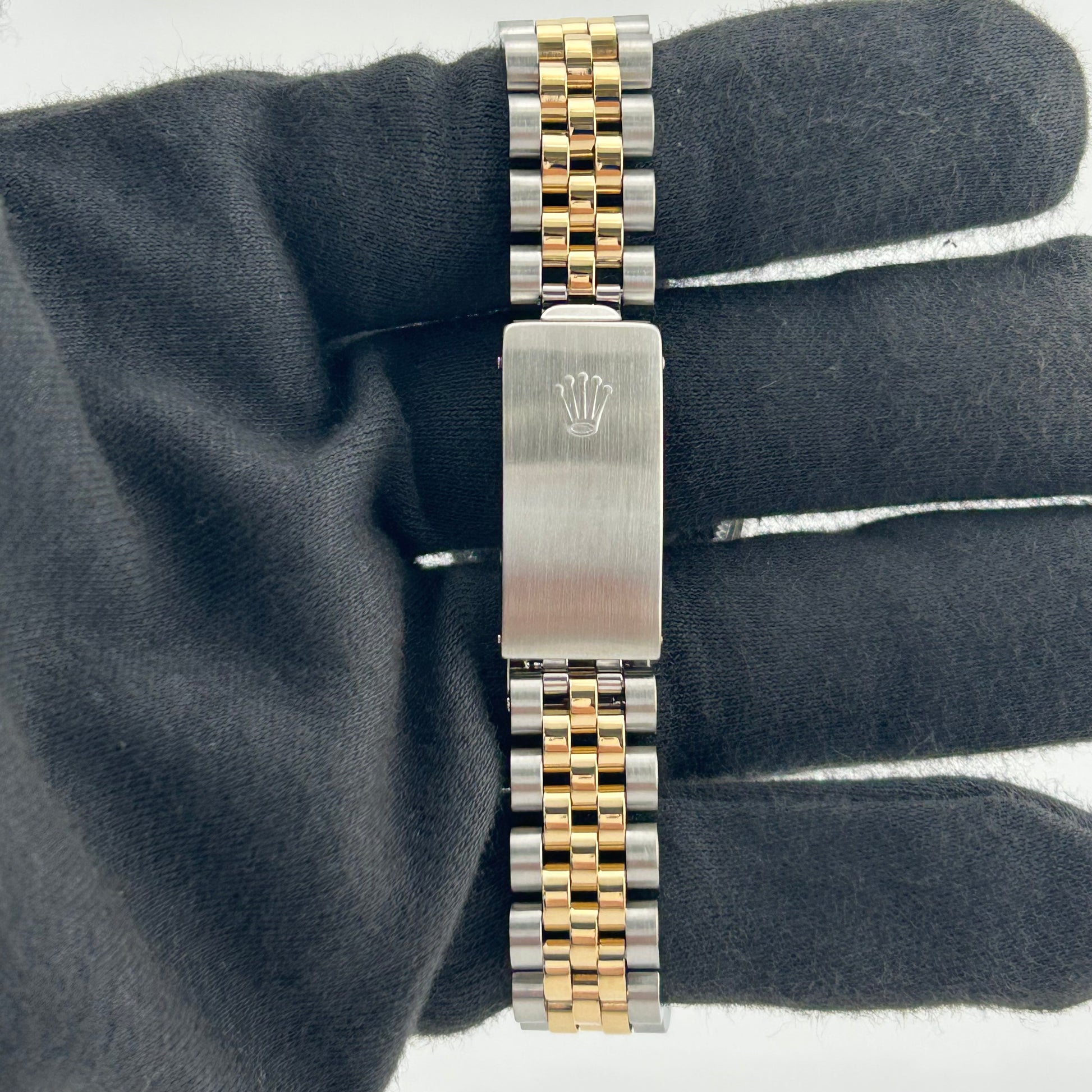 Rolex Datejust White Roman Dial on D Link Jubilee Ref. 68273 Papers 1991 — view 3