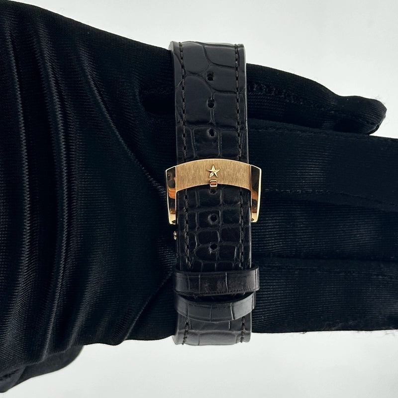 Zenith El Primero Tourbillon White Chronograph Dial on Dark Brown Leather Ref 18.2280.4035 with Card 2023