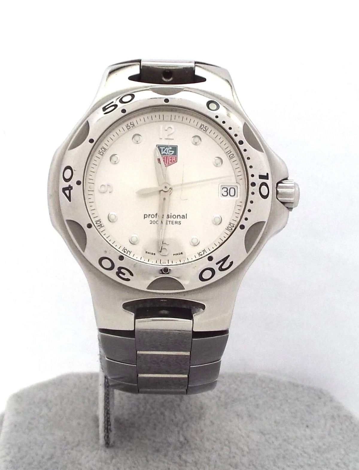 Tag Heuer Kirum Silver Dial on Stainless Steel Bracelet Ref. WL1114.BA0701 Card 1998