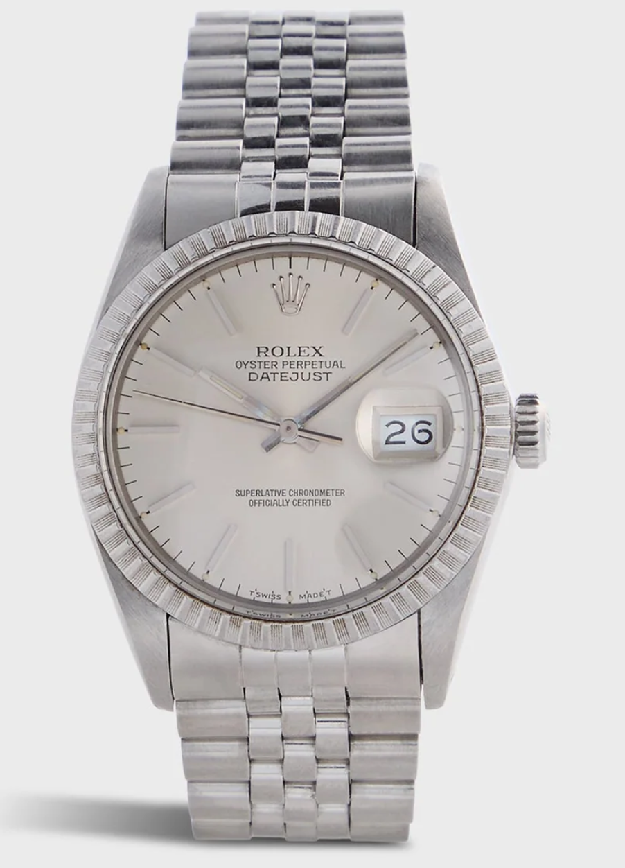 Rolex Datejust 36 Silver Stick Dial on Jubilee Ref. 16030 1981