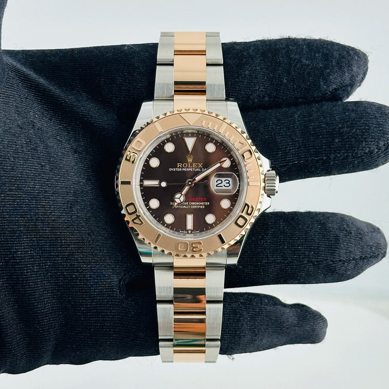 Rolex Yacht-Master Chocolate Dial on Oyster Ref 126621 with New Style Card Green 2024