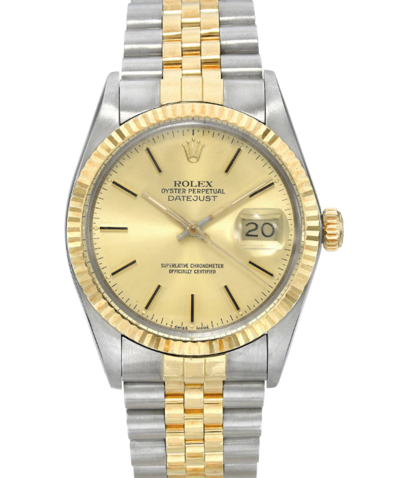Rolex Datejust 36 Champagne Diamond Dial on Jubilee Ref. 16013