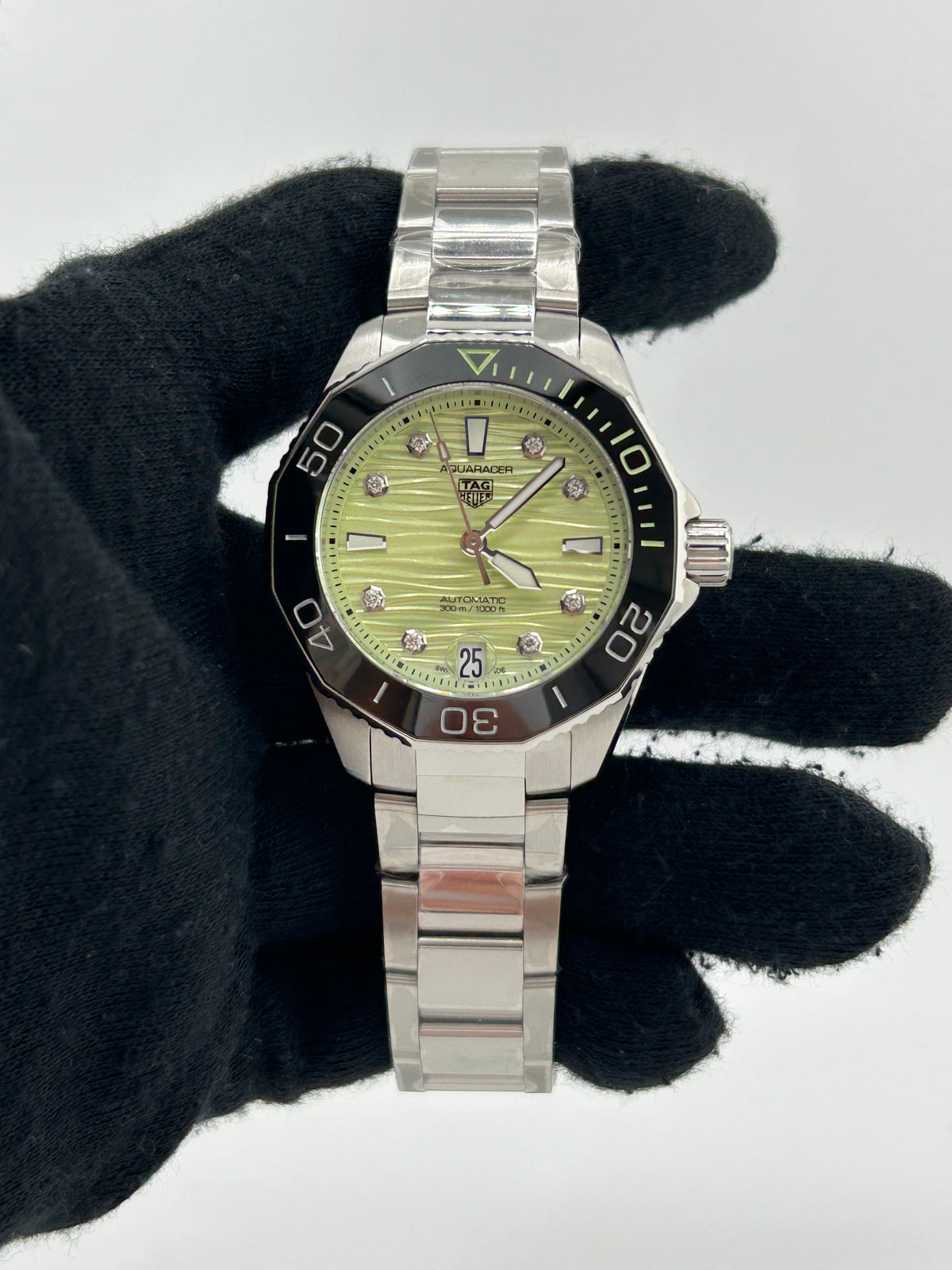 Tag Heuer Aquaracer Professional 300 Date Green Dial on Stainless Steel Bracelet Ref. WBP231L.BA0618 Complete 2026 — view 2