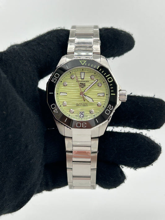 Tag Heuer Aquaracer Professional 300 Date Green Dial on Stainless Steel Bracelet Ref. WBP231L.BA0618 Complete 2026 — view 2
