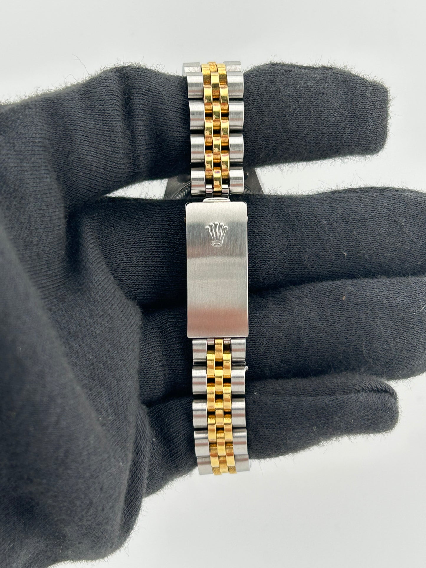 Rolex Datejust Lady Champagne Stick Dial on 2 Tone D Link Jubilee Ref. 69173 1986 — view 3