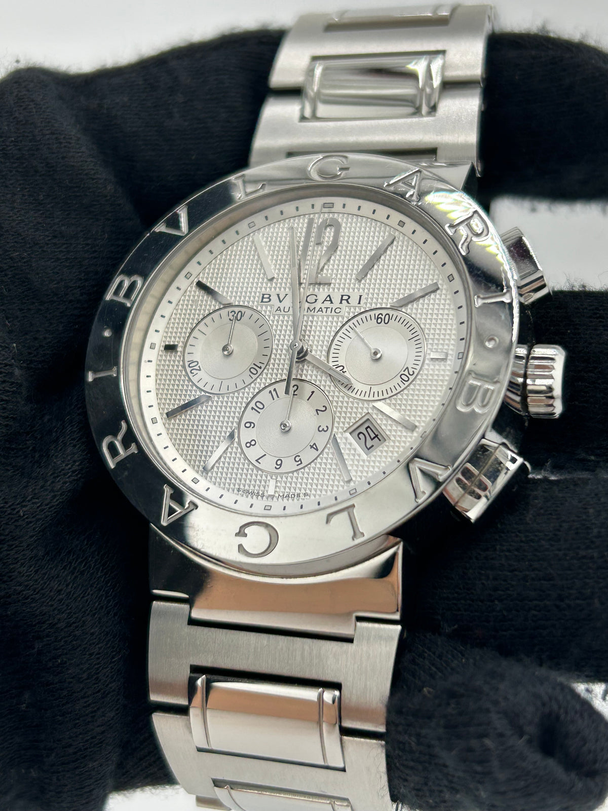 Bvlgari Bulgari Silver Dial Ref. BB42SSCH Complete Open Date — view 2